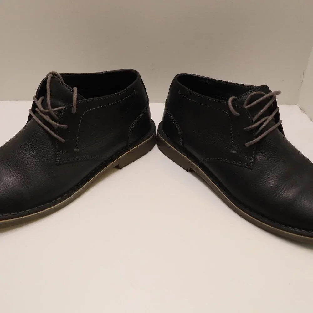 GH‎ Bass Men's Ankle Boots Coleman Leather Size 111/2. Dress Shoes Black